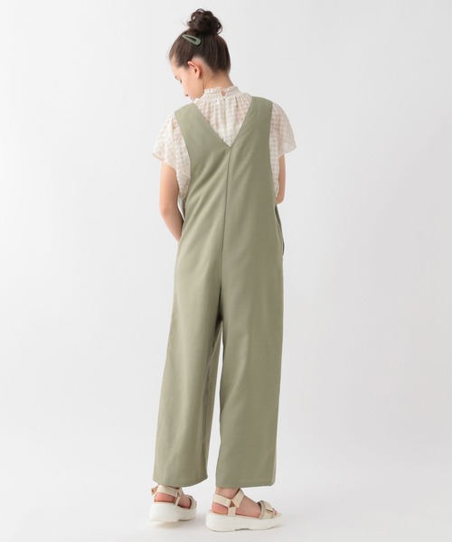 GLOBAL WORK(グローバルワーク)の「シアーギンガムブラウス/AND YUA ANY/281236(シャツ/ブラウス・キッズ・ブラック/オフホワイト/ライトブルー・150cm/160cm)」の21枚目の写真