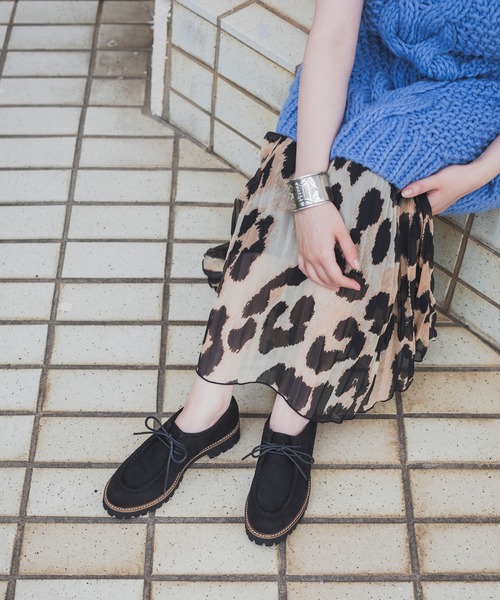 EVOL（イーボル）の「【EVOL】タンクソールチロリアンシューズ IT9874（ドレスシューズ・レディース・ブラック/ベージュ/ブラック系その他・22.5cm/23.5cm/24.5cm/23.0cm/24.0cm/25.0cm/22.0cm）」の20枚目の写真