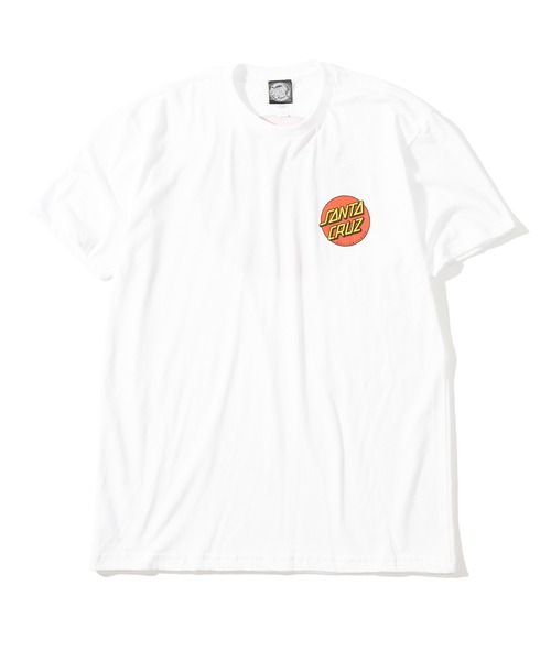 SANTA CRUZ（サンタクルーズ）の「【SANTA CRUZ/サンタクルーズ】クラシックドットロゴバックプリントTシャツ/ワンポイント/ビッグシルエット（Tシャツ/カットソー・メンズ・ホワイト/ブラック/ブルー/グリーン・M/L/XL）」の5枚目の写真