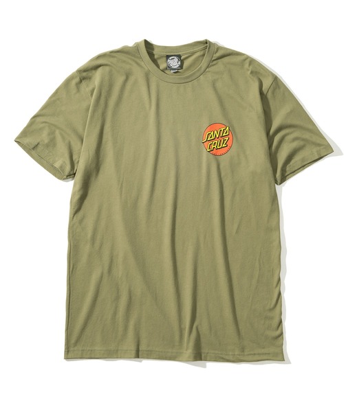 SANTA CRUZ（サンタクルーズ）の「【SANTA CRUZ/サンタクルーズ】クラシックドットロゴバックプリントTシャツ/ワンポイント/ビッグシルエット（Tシャツ/カットソー・メンズ・ホワイト/ブラック/ブルー/グリーン・M/L/XL）」の9枚目の写真