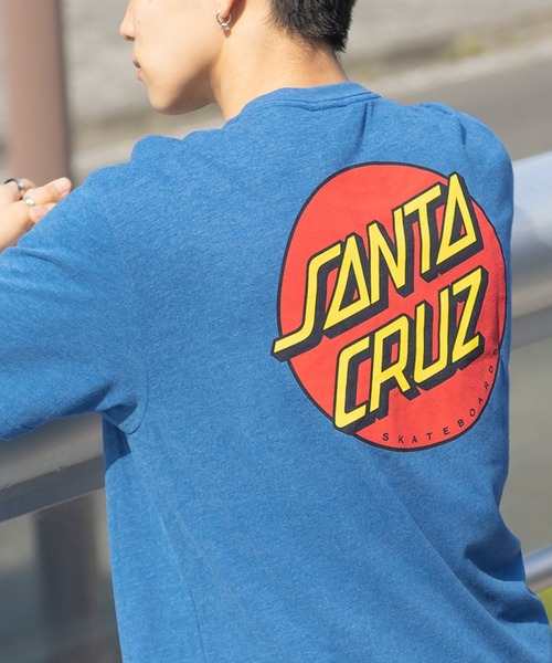 SANTA CRUZ（サンタクルーズ）の「【SANTA CRUZ/サンタクルーズ】クラシックドットロゴバックプリントTシャツ/ワンポイント/ビッグシルエット（Tシャツ/カットソー・メンズ・ホワイト/ブラック/ブルー/グリーン・M/L/XL）」の19枚目の写真