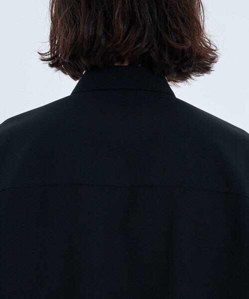 CITY TOKYO（シティトウキョウ）の「リネンライク切り替えデザイン半袖シャツ｜防シワ/速乾性（シャツ/ブラウス・メンズ・ブラック/ベージュ/グレー/カーキ/ブルー/ブルー系その他/グレイッシュベージュ/ブラック系その他・1/2/3）」の18枚目の写真