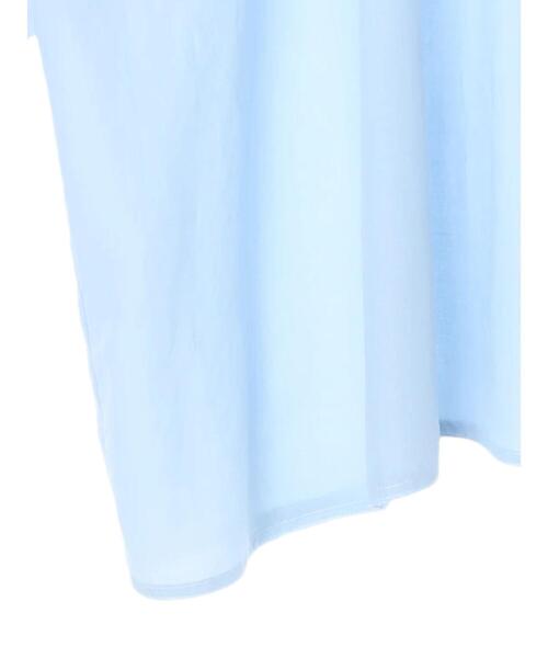 AMERICAN HOLIC（アメリカンホリック）の「配色ステッチスキッパーシャツチュニック（シャツ/ブラウス・レディース・ブラック/オフホワイト/サックスブルー・M/L）」の21枚目の写真