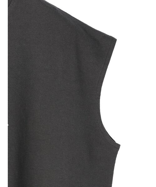 AMERICAN HOLIC（アメリカンホリック）の「カレッジロゴカットプルオーバー2（Tシャツ/カットソー・レディース・チャコールグレー・M/L）」の5枚目の写真