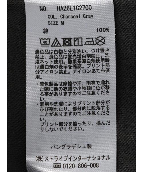 AMERICAN HOLIC（アメリカンホリック）の「カレッジロゴカットプルオーバー2（Tシャツ/カットソー・レディース・チャコールグレー・M/L）」の7枚目の写真