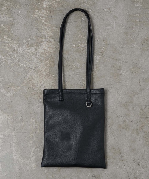 Alpinus(アルピナス)の「Alpinus - leather tote bag / レザートートバック(トートバッグ・メンズ・ブラック・FREE)」の3枚目の写真