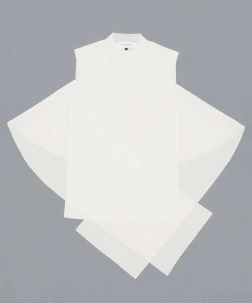 LE CIEL BLEU（ルシェルブルー）の「フレアケープハイゲージニット  