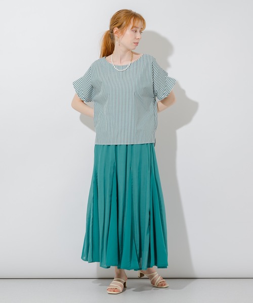 Paradise Picnic（パラダイスピクニック）の「16枚ハギ切替スカート（スカート・レディース・イエロー/グリーン/ピンク・FREE）」の5枚目の写真