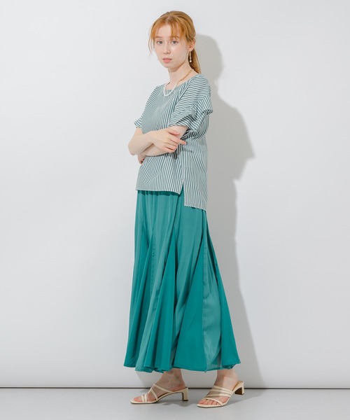 Paradise Picnic（パラダイスピクニック）の「16枚ハギ切替スカート（スカート・レディース・イエロー/グリーン/ピンク・FREE）」の6枚目の写真