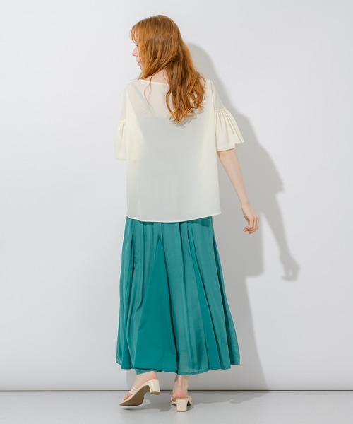 Paradise Picnic（パラダイスピクニック）の「16枚ハギ切替スカート（スカート・レディース・イエロー/グリーン/ピンク・FREE）」の11枚目の写真