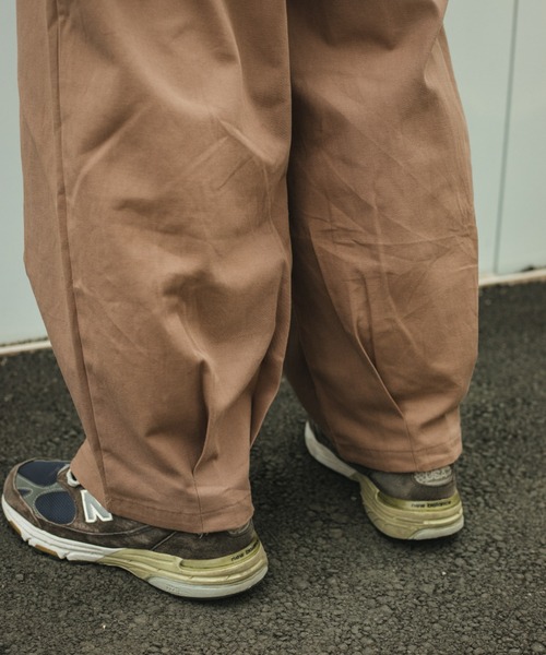 BROKEN BASE(ブロークンベース)の「ツイルバルーンパンツ(カーゴパンツ・メンズ・キナリ/ブラウン/ブラック・LARGE/MEDIUM)」の7枚目の写真