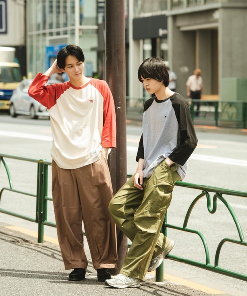 BROKEN BASE(ブロークンベース)の「ツイルバルーンパンツ(カーゴパンツ・メンズ・キナリ/ブラウン/ブラック・LARGE/MEDIUM)」の11枚目の写真