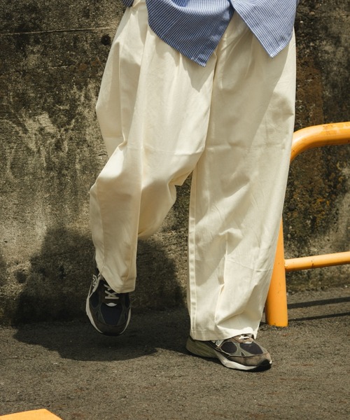 BROKEN BASE(ブロークンベース)の「ツイルバルーンパンツ(カーゴパンツ・メンズ・キナリ/ブラウン/ブラック・LARGE/MEDIUM)」の14枚目の写真