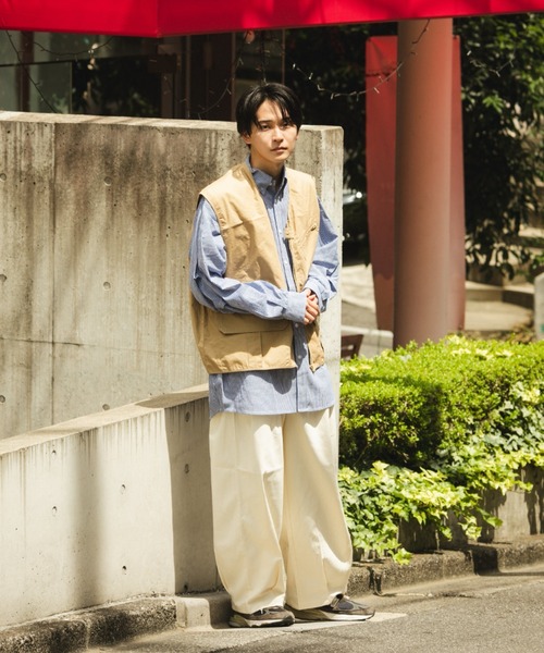 BROKEN BASE(ブロークンベース)の「ツイルバルーンパンツ(カーゴパンツ・メンズ・キナリ/ブラウン/ブラック・LARGE/MEDIUM)」の16枚目の写真