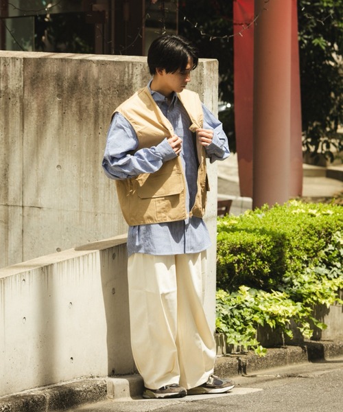 BROKEN BASE(ブロークンベース)の「ツイルバルーンパンツ(カーゴパンツ・メンズ・キナリ/ブラウン/ブラック・LARGE/MEDIUM)」の17枚目の写真