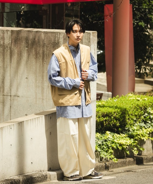 BROKEN BASE(ブロークンベース)の「ツイルバルーンパンツ(カーゴパンツ・メンズ・キナリ/ブラウン/ブラック・LARGE/MEDIUM)」の18枚目の写真