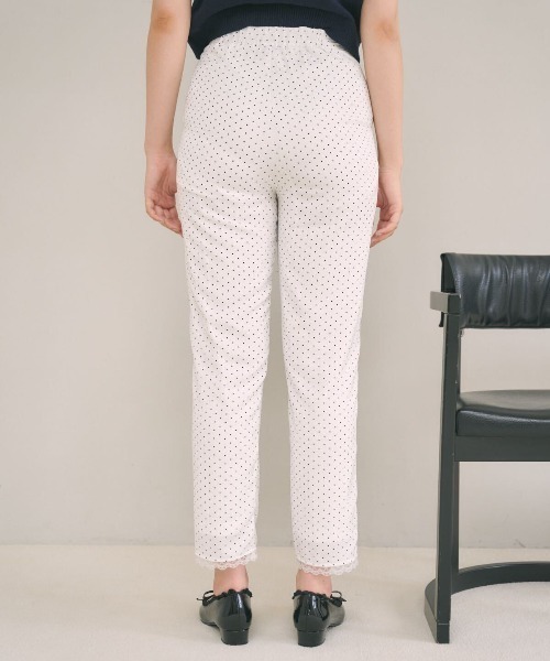 MIRO AMURETTE（ミロアミュレット）の「frill bloom ballet shoes/フリルバレエシューズ（パンプス・レディース・ブラック/レッド・SMALL/MEDIUM/LARGE）」の7枚目の写真