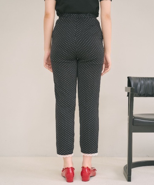 MIRO AMURETTE（ミロアミュレット）の「frill bloom ballet shoes/フリルバレエシューズ（パンプス・レディース・ブラック/レッド・SMALL/MEDIUM/LARGE）」の12枚目の写真