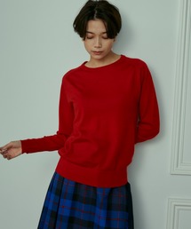 INED | CASHWOOLクルーネックニット(ニット/セーター)
