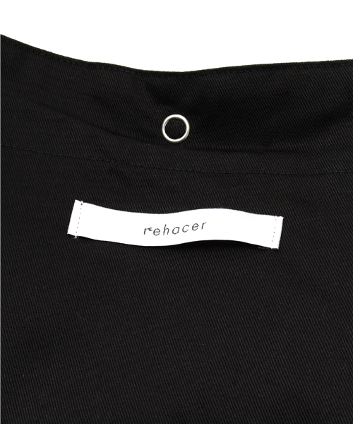 rehacer（レアセル）の「rehacer : Flower Grocery Bag Made in Japan / フラワー グロサリー バッグ メイドインジャパン（ショルダーバッグ・メンズ・ホワイト/ブラック/ネイビー/チャコールグレー・FREE）」の7枚目の写真