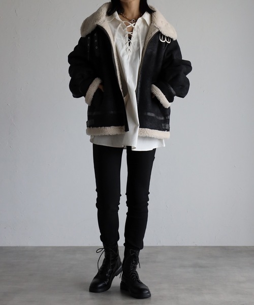 ap retro（アプレトロ）の「2022/AW ヴィンテージフェイクムートン