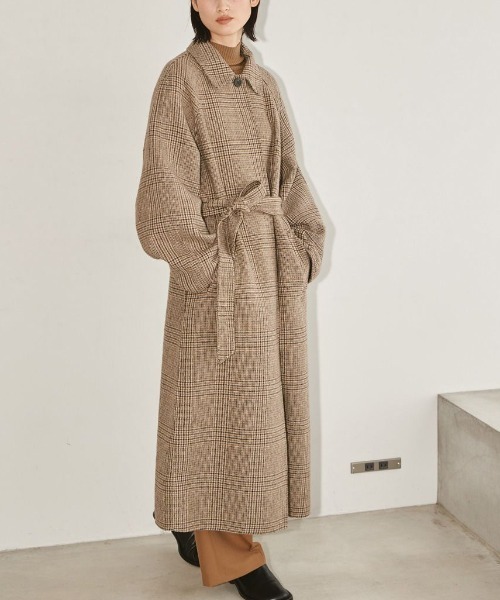 ジャケット・アウター todayful soutiencollar check coat TODAYFUL（トゥデイフル）の「TODAYFUL(トゥデイフル) 