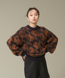 NOMINE | 【大人気即完売につき予約追加決定】フラワージャガードニット(ニット/セーター)