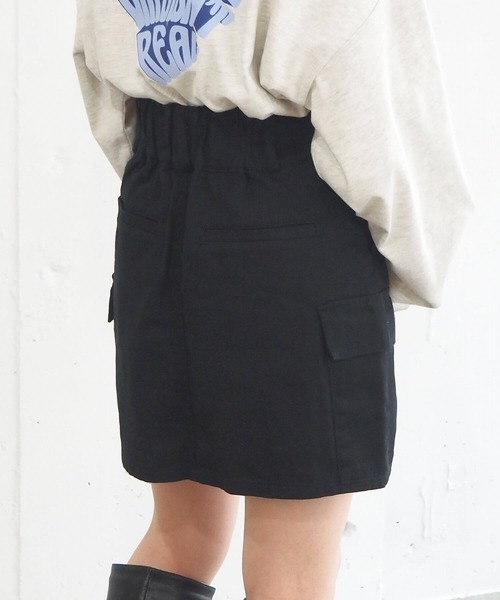 tiptop(ティップトップ)の「【2サイズ展開】ガチャベルト付きカーゴミニスカート【web限定Sサイズあり】(スカート・レディース・ブラック/ベージュ/カーキ・S/M)」の18枚目の写真