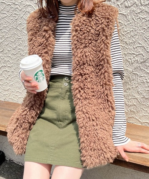 tiptop(ティップトップ)の「【2サイズ展開】ガチャベルト付きカーゴミニスカート【web限定Sサイズあり】(スカート・レディース・ブラック/ベージュ/カーキ・S/M)」の9枚目の写真