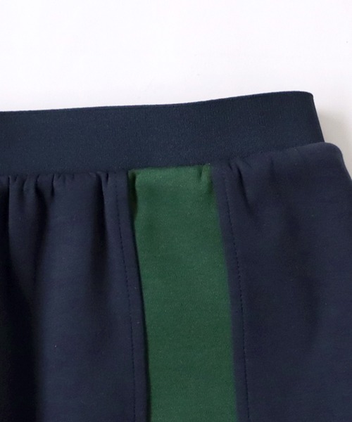 antiqua（アンティカ）の「ポンチ素材配色スリットスカート（スカート・レディース・ブラック/ネイビー/オフホワイト/ブラック×ホワイト・FREE）」の9枚目の写真