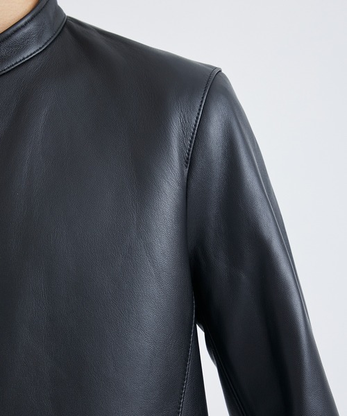 city（シティ）の「SINGLE RIDERS/ラムレザーシングルライダース（ライダースジャケット・メンズ・ブラック・1/2/3）」の20枚目の写真