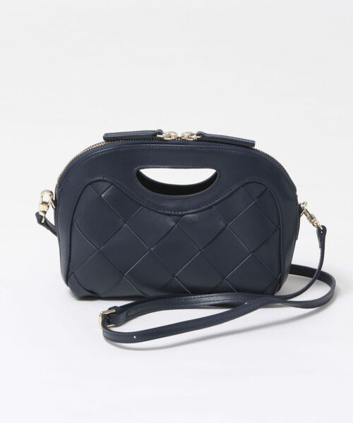 PELLICO（ペリーコ）の「【PELLICO/ ペリーコ】INTRECCIATO MINIME（ハンドバッグ・レディース・ネイビー/キャメル/ワイン・FREE）」の2枚目の写真