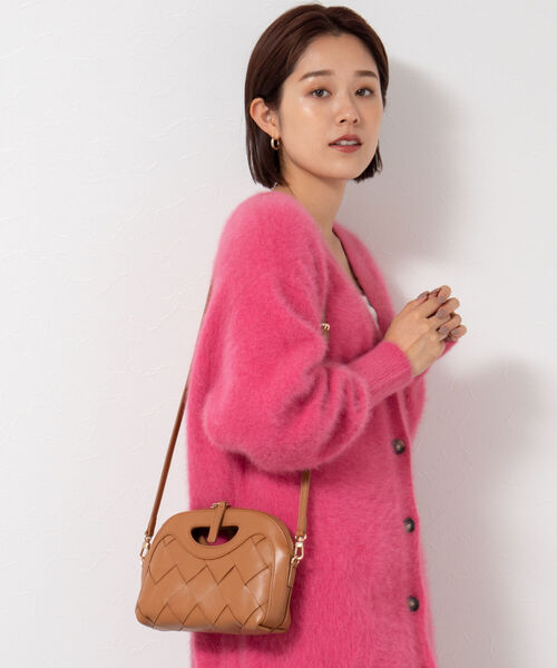 PELLICO（ペリーコ）の「【PELLICO/ ペリーコ】INTRECCIATO MINIME（ハンドバッグ・レディース・ネイビー/キャメル/ワイン・FREE）」の7枚目の写真