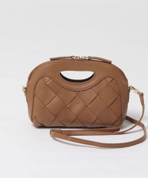 PELLICO（ペリーコ）の「【PELLICO/ ペリーコ】INTRECCIATO MINIME（ハンドバッグ・レディース・ネイビー/キャメル/ワイン・FREE）」の8枚目の写真