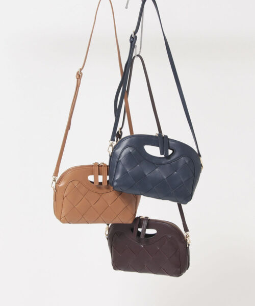 PELLICO（ペリーコ）の「【PELLICO/ ペリーコ】INTRECCIATO MINIME（ハンドバッグ・レディース・ネイビー/キャメル/ワイン・FREE）」の16枚目の写真