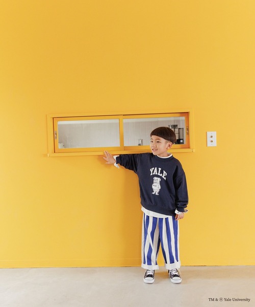 LOWRYS FARM(ローリーズファーム)の「カレッジウラケ 162718(スウェット・キッズ・バーガンディー/グレー/ネイビー/オフホワイト・110cm/130cm/120cm/150cm/140cm)」の16枚目の写真