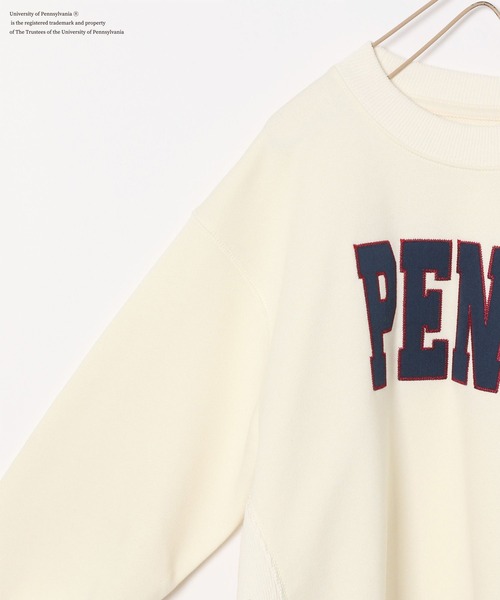 LOWRYS FARM(ローリーズファーム)の「カレッジウラケ 162718(スウェット・キッズ・バーガンディー/グレー/ネイビー/オフホワイト・110cm/130cm/120cm/150cm/140cm)」の21枚目の写真