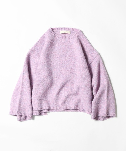 R JUBILEE（アールジュビリー）の「R JUBILEE/アール ジュビリー MOHAIR ニット モヘアニット オーバーサイズ（ニット/セーター・レディース・サックスブルー/パープル/ピンク/チャコールグレー・FREE）」の9枚目の写真