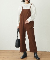 コーデュロイキャミサロペット