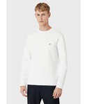 EMPORIO ARMANI | 【エンポリオ アルマーニ】スウェットシャツ ダブルジャージー製 マイクロロゴパッチ(Sweatshirt)