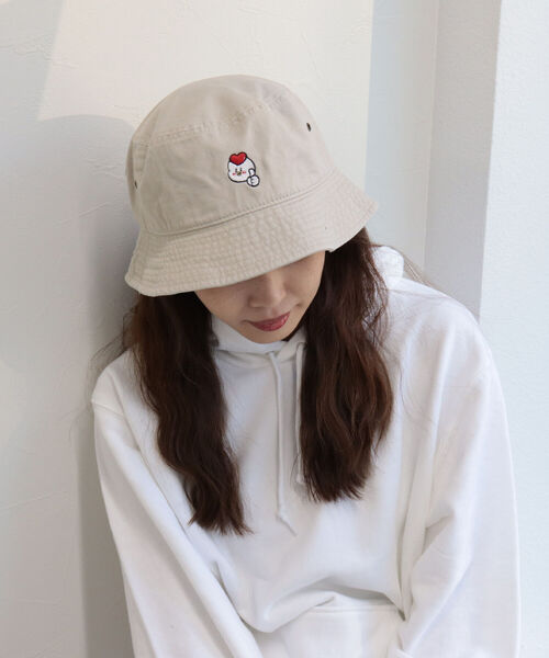 FREDY&GLOSTER（フレディアンドグロスター）の「【ネネチキン×FG】コラボバケハ（ハット・レディース・ベージュ/ダークグリーン/チャコールグレー/パープル/ネイビー/オレンジ/ボルドー・FREE）」の11枚目の写真