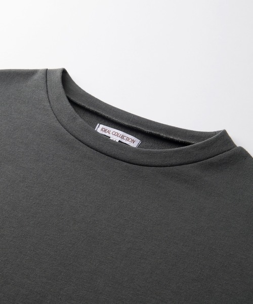 YU'NOW（ユナウ）の「バックロゴプルオーバーチュニック＆フレアパンツセット（Tシャツ/カットソー・レディース・オフホワイト/チャコールグレー・M/L/XL）」の5枚目の写真