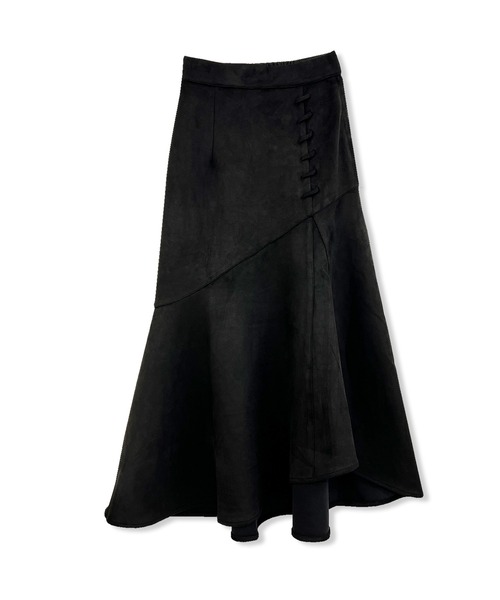 ANDGEEBEE（アンジービー）の「フェイクスウェードスカート（スカート・レディース・ブラック/アイボリー・MEDIUM）」の18枚目の写真