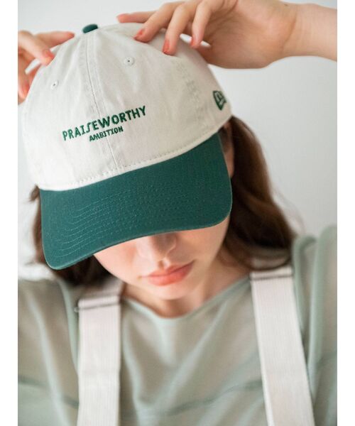 NEW ERA（ニューエラ）の「【NEW ERA/Ungrid】バイカラーキャップ（キャップ・レディース・レッド/ブルー/グリーン・FREE）」の8枚目の写真