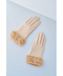 AZUL by moussy（アズールバイマウジー）の「ECOFUR GLOVES/エコファーグローブ（手袋・レディース）」