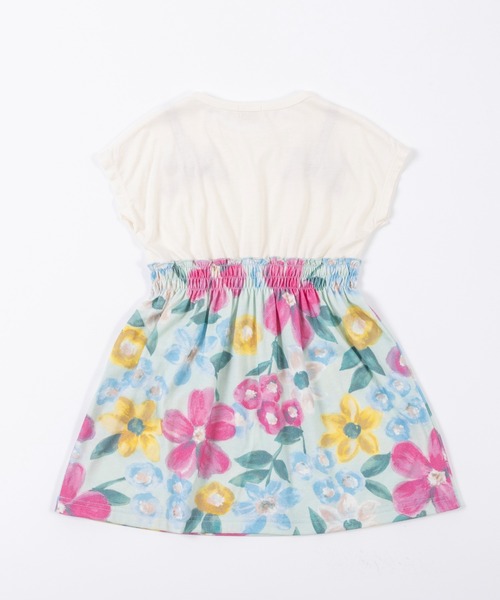 trois lapins kp（トロワラパンケーピー）の「フラワープリント 切替えワンピース(100～130)（ワンピース・キッズ・ピンク・110cm/120cm/130cm/100cm）」の11枚目の写真