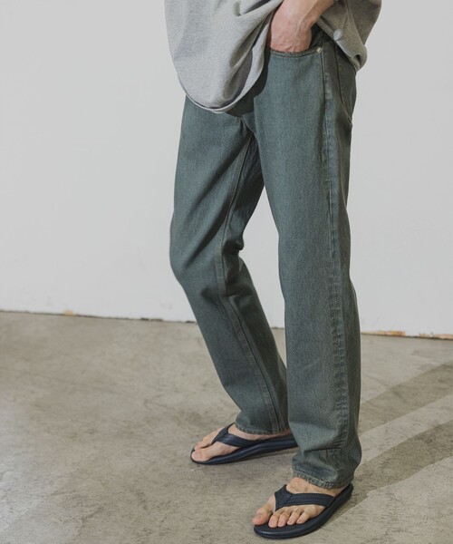 BEAMS(ビームス)の「BEAMS / ダスティー デニム パンツ(デニムパンツ・メンズ・インディゴブルー/チャコールグレー・L/XL/S/M)」の2枚目の写真