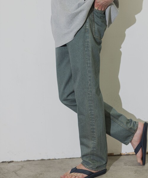 BEAMS(ビームス)の「BEAMS / ダスティー デニム パンツ(デニムパンツ・メンズ・インディゴブルー/チャコールグレー・L/XL/S/M)」の7枚目の写真