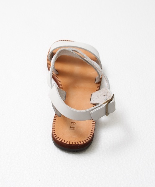 coen（コーエン）の「リアルレザーサンダル（サンダル・レディース・ホワイト/ブラック/ブラウン・LARGE/MEDIUM）」の11枚目の写真