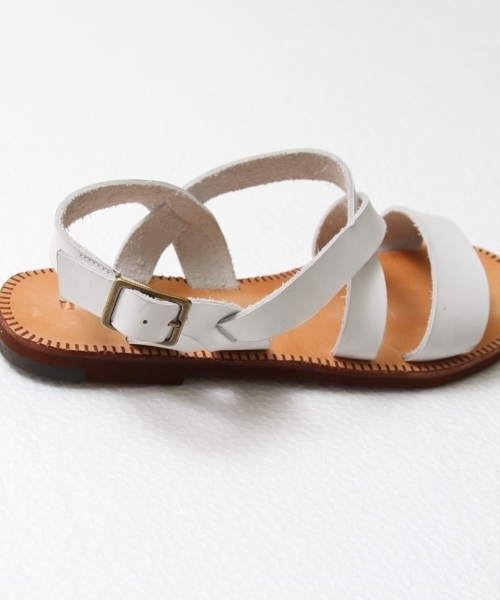 coen（コーエン）の「リアルレザーサンダル（サンダル・レディース・ホワイト/ブラック/ブラウン・LARGE/MEDIUM）」の5枚目の写真